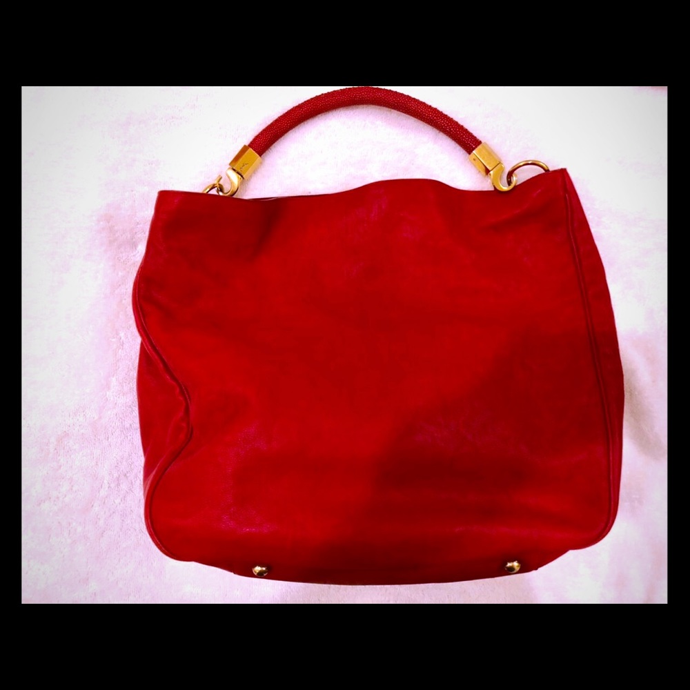 ❌S🅾️LD❗️YSL Red Leather Stingray